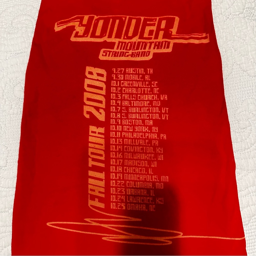 Yonder Mountain 2008 Tour Shirt